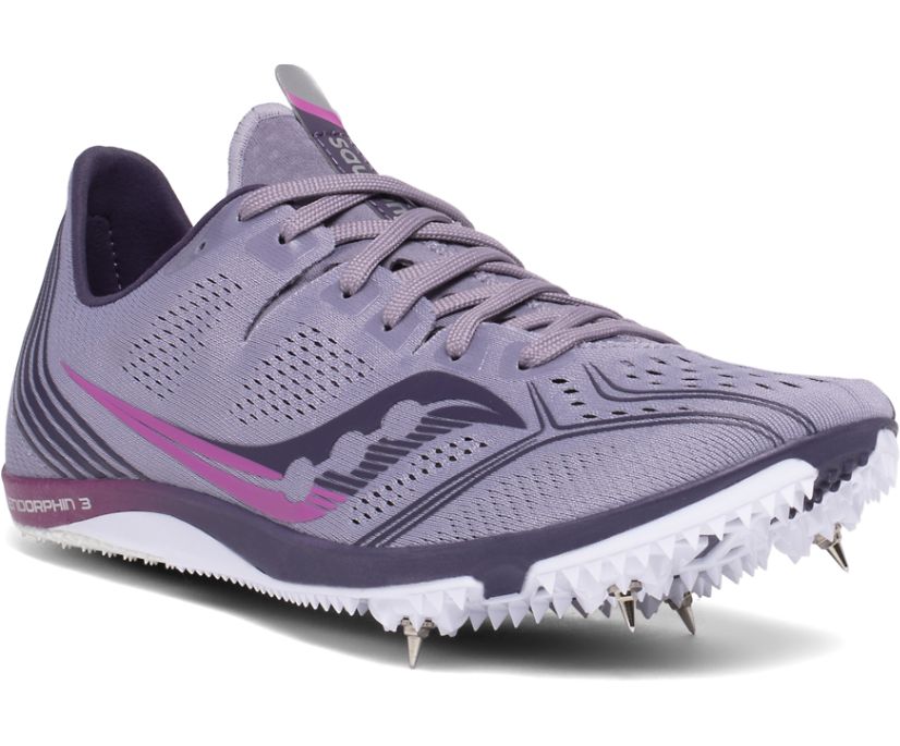 Saucony Endorphin 3 Women's Running Shoes Purple | AU 107EBCX